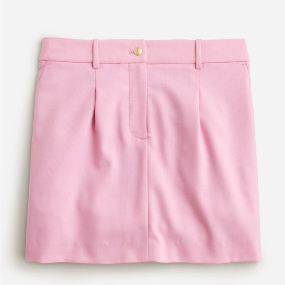 NWT J. Crew Women’s Plus Size 20 Suit Trouser Mini Skirt Italian City Wool Blend - Picture 3 of 3